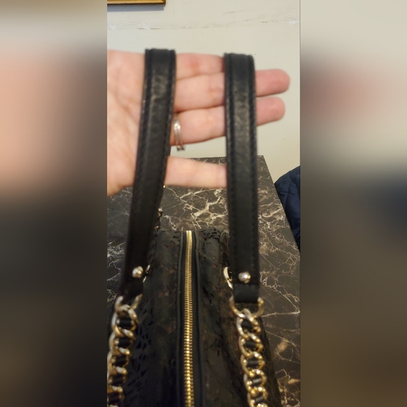 Kate Spade Sunflower Perforated Leather Rare Handbag/Shoulderbag EUC - Picture 14 of 17